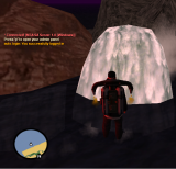 Theres a cave behide water fall :D
