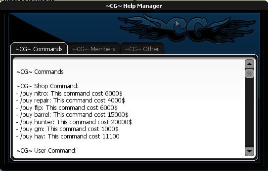 cghelpmanager | Multi Theft Auto | Community