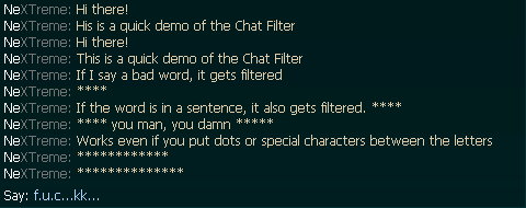 Chat Filter